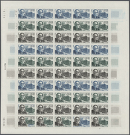 13844 Frankreich: 1966, France. Set Of 2 Different Color Proof Sheets Of 50 For The 30c+10c Value Of The " - Gebraucht