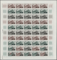 13845 Frankreich: 1966, France. Set Of 2 Different Color Proof Sheets Of 50 For The 30c+10c Value Of The " - Gebraucht