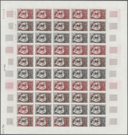 13846 Frankreich: 1966, France. Set Of 3 Different Color Proof Sheets Of 50 For The Issue "Centenary Of Pa - Gebraucht