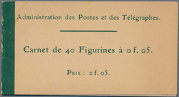 13919 Frankreich - Markenheftchen: 1906, 5 C. Allegory Stamp Booklet Of 40 Issues, Mnh In Good Conditions. - Autres & Non Classés