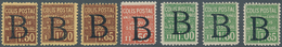 13932 Frankreich - Postpaketmarken: 1936. Non Issued: Complete Set Of 7 Stamps, Overprinted "B". Mint, NH. - Sonstige & Ohne Zuordnung