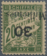 13957 Französische Post In Ägypten - Port Said - Portomarken: 1921. INVERTED OVERPRINT "30 Millièmes" On 2 - Sonstige & Ohne Zuordnung