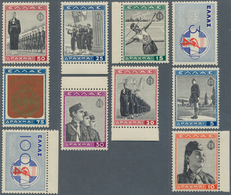 14103 Griechenland: 1940, Luxussatz "Nationale Jugendorganisation", Unsignierter, Zentrierter Luxusatz, 6x - Storia Postale