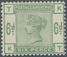 14166 Großbritannien: 1883, 6d. Dull Green, Fresh Colour, Well Perforated, Mint O.g. Previously Hinged (ap - Other & Unclassified