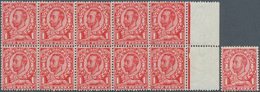 14180 Großbritannien: 1912, 1d. Scarlet, Wm Crown, Single Stamp Showing Variety "No Cross On Crown And Bro - Other & Unclassified