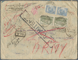 14275 Großbritannien - Besonderheiten: 1942/1943, Bankletter Sent From Buenos Aires To An Officer "Royal A - Autres & Non Classés