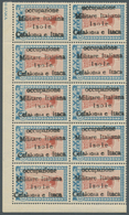 14286 Ionische Inseln - Lokalausgaben: Kefalonia Und Ithaka: 1941, Ithaca Issue, 10lep. Light Blue/reddish - Iles Ioniques