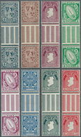 14315 Irland: 1922/1923, Defintives "National Symbols", Watermark "SE", ½pg. To 6pg., Eight Values (except - Lettres & Documents