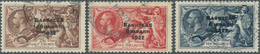 14329 Irland: 1935, "Soarstat" Overprints Re-engraved Issue, Three High Values Neatly Cancelled, 5s. Sligh - Storia Postale