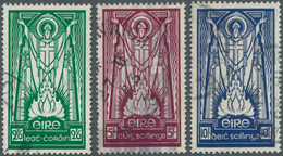 14330 Irland: 1937, Definitves "St.Patrick", Three Values With Inverted Watermark "SE", Used. SG £2350 (Mi - Storia Postale