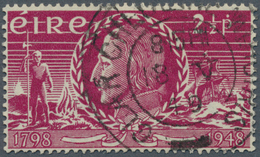 14337 Irland: 1948, 150th Anniversary Of Insurrection, 2½d. Reddish Purple With Inverted Watermark, Neatly - Storia Postale