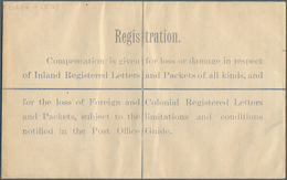 14422 Irland - Ganzsachen: British Dominion: 1922, King Georg V. 5 D. Pale Green Registered Envelope, Size - Interi Postali