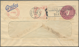 14449 Irland - Ganzsachen: Cerebos Salt. Ltd., (Ireland): 1957, 1 1/2 D. Pale Violett Window Envelope With - Interi Postali