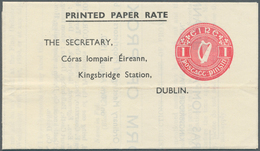 14452 Irland - Ganzsachen: Córas Lompair Éreann: 1948, 2 D. Red "proxy" Letter Sheet With Watermark, Unuse - Ganzsachen