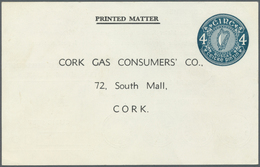 14454 Irland - Ganzsachen: Cork Gas Consumer Company: 1969, 4 D. Deep Blue Printed Matter Card, Unused (fi - Ganzsachen