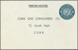 14454 Irland - Ganzsachen: Cork Gas Consumer Company: 1969, 4 D. Deep Blue Printed Matter Card, Unused (fi - Entiers Postaux