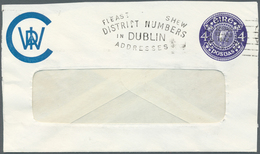 14461 Irland - Ganzsachen: CWID: 1972, 4 D. Violet Window Envelope, Used From"BAILE ÁTHA CLIATH 15.VIII.72 - Ganzsachen