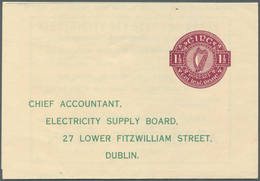 14470 Irland - Ganzsachen: Electricity Supply Board: 1956, 1 1/2 D. Violett Letter Sheet With Code "E.S.B. - Entiers Postaux