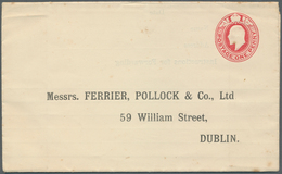 14493 Irland - Ganzsachen: Ferrier, Pollack & Co., Ltd. Dublin: 1902, King Eduard VII. 1 D. Letter Sheet, - Ganzsachen