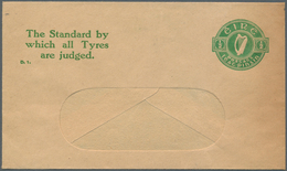 14495 Irland - Ganzsachen: Th Irish Dunlop Cp., Ldt.: 1941, 1/2 D. Pale Green Window Envelope Without Cell - Entiers Postaux