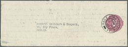 14506 Irland - Ganzsachen: The Legal Diary: 1952, 1 1/2 D. Violet Newspaper Wrapper On Light Cream, Blurre - Ganzsachen