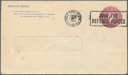 14543 Irland - Ganzsachen: Sun Life Insurance Company Of Canada: 1952, 1 1/2 D. Violet Window Envelope Wit - Entiers Postaux