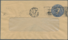 14561 Irland - Ganzsachen: Anonymous: 1966, 3 D. Blue Window Envelope Without Print Of Sender Or Addressee - Entiers Postaux