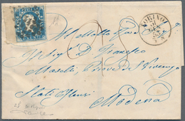 14673 Italien - Altitalienische Staaten: Sardinien: 1853: Letter From Turin To Modena, 31 Jan 53, Franked - Sardegna