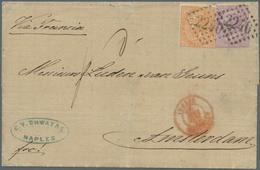 14716 Italien: 1863/65, King Vittorio Emanuele II Issue, Turin Printing, 10c And 60c On Cover Sent From Na - Poststempel