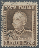 14747 Italien: 1929: 1.75 Lire, Rare 13- 1/2 - 13 3/4 Perforation, Cancelled BOLOGNA 1929, Signed Alberto - Storia Postale