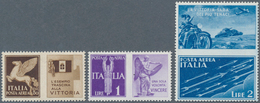 14749 Italien: 1930, Not Issued, War Propaganda, Mi. Nr. 328/P5-331/P7, Sassone Nr. 12 A-C, Mint Never Hin - Poststempel