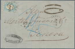 14806 Italien - Portomarken: 1871, Two Unfranked Letters From TAGANROG Respectively ODESSA Each Sent To GE - Portomarken