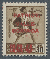 14842 Italien - Lokalausgaben 1944/45 - Valle Bormida: 1945, Lokalausgaben Valle Bormida, Zwei Postfrische - Comitato Di Liberazione Nazionale (CLN)