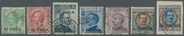 14849 Italienische Post In Der Levante: 1908, 2nd Constantinople Issue, Complete Set Of Seven Values Neatl - Emissions Générales