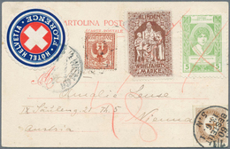 14876 Italien - Besonderheiten: 1901, Souvenir Postcard From Firenze To Vienna/Austria With I.a. Two Vigne - Non Classificati