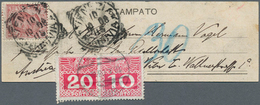 14878 Italien - Besonderheiten: 1903/1912, Three Insufficient Picture Postcards, First With Too Small Form - Ohne Zuordnung