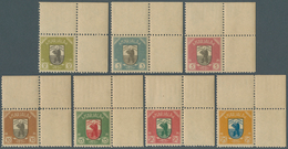 14900 Karelien: 1922. Complete Definitives Set In Corner Single Stamps. Consistently From The Upper Right - Storia Postale