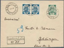 14928 Lettland: 1919, Feldpost Eiserne Division, Absendervermerk "Freiwilliger Max Ullmann / Feldpost 168 - Lettonia