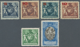 15014 Liechtenstein: 1924/1925, Satz Freimarken-Ausgabe, 63+ 64 Postfrisch Je 1a Zentriert! Luxusstücke, ( - Storia Postale