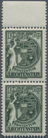 15032 Liechtenstein: 1932, 10 Rp.+5 Rp. Jugendfürsorge, Postfr. Paar Mit PF Von Pos.18. - Storia Postale