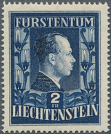 15055 Liechtenstein: 1951, 2 Fr. Fürst Franz Josef II., Postfr. Ausgesuchtes Luxusstück Mit Dem Sehr Selte - Briefe U. Dokumente