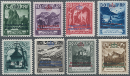 15068 Liechtenstein - Dienstmarken: 1932, 5 Rp. - 1.20 Fr. Dienstmarken Freimarken "Landschaften" Mit Farb - Dienstmarken