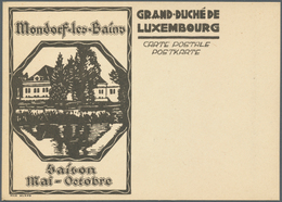 15153 Luxemburg - Ganzsachen: 1927, Essay Picture Card Without Value Stamp, Complete Set With Nine Picture - Interi Postali