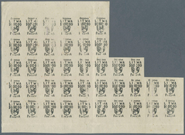 15173 Mittellitauen: 1920, Overprint Issue, Proof Of The Overprint Of 10 M Denomination In Issued Design O - Lituania