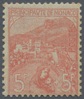 15188 Monaco: 1919, War Orphans, 5fr. + 5fr. Red Mint O.g., Some Toning Spots. - Ungebraucht