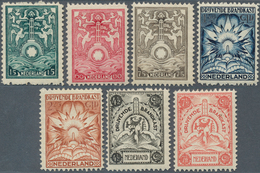15263A Niederlande - Schiffstresormarken (Brandkastzegels): 1921, 15c. To 7.50gld., Complete Set Of Seven V - Sonstige & Ohne Zuordnung