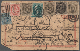 15273 Norwegen: 1879/80: Norway, 10 Ø. Used "VAALERISMA 6/2 1880" On Round-the-world-card, East/ Irregular - Ungebraucht