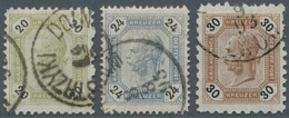 15359 Österreich: 1891, Freimarken Kaiser Franz Joseph In Verschiedenen Zähnungen, 20 Kr. Type "C", 24 Kr. - Ungebraucht