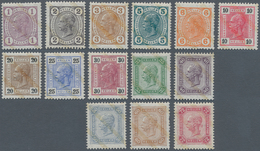 15362 Österreich: 1904, Freimarken-Ausgabe, Taufrische Serie 6+60, Postfrisch, Typische Zahnverkürzungen ( - Ungebraucht