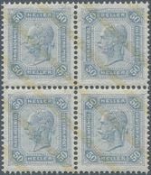 15367 Österreich: 1904, 50 Heller Schieferblau Im Perfekt Zentriertem Luxus-4er-Block (A.N.K. Für 4er-Bloc - Neufs